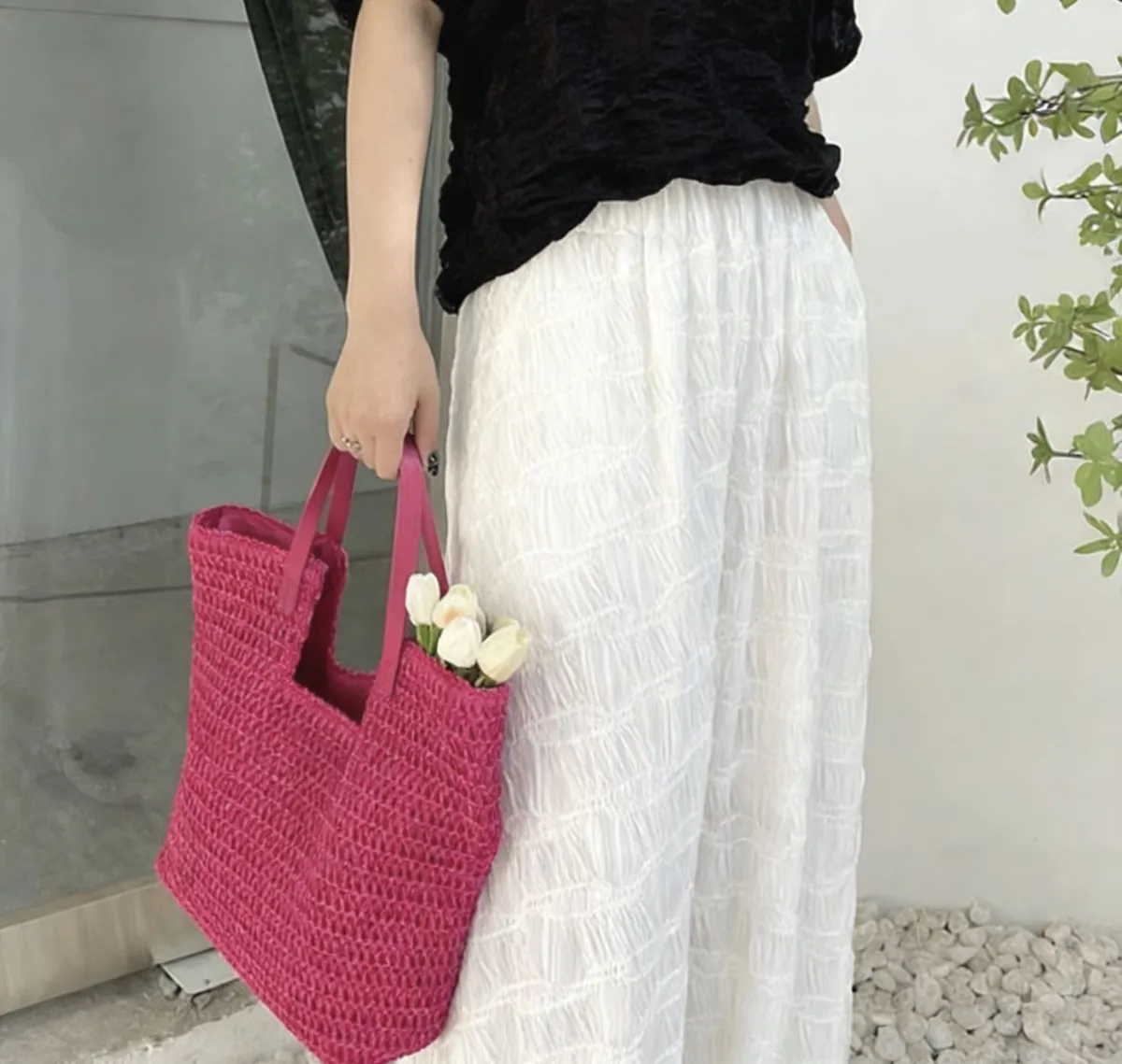 Woven Fabric Bag A001 SKU A001