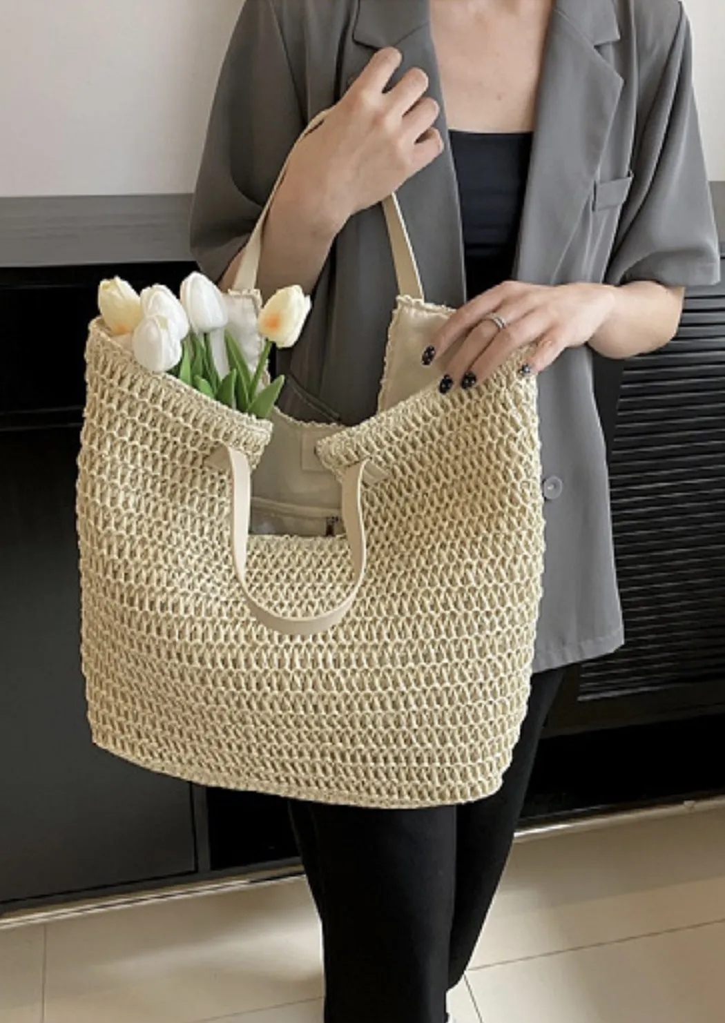 Woven Fabric Bag A001 SKU A001 image 4