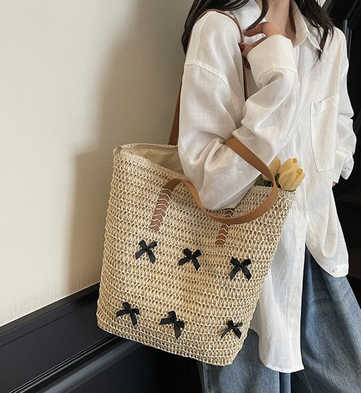 Woven Fabric Bag A004 SKU A004