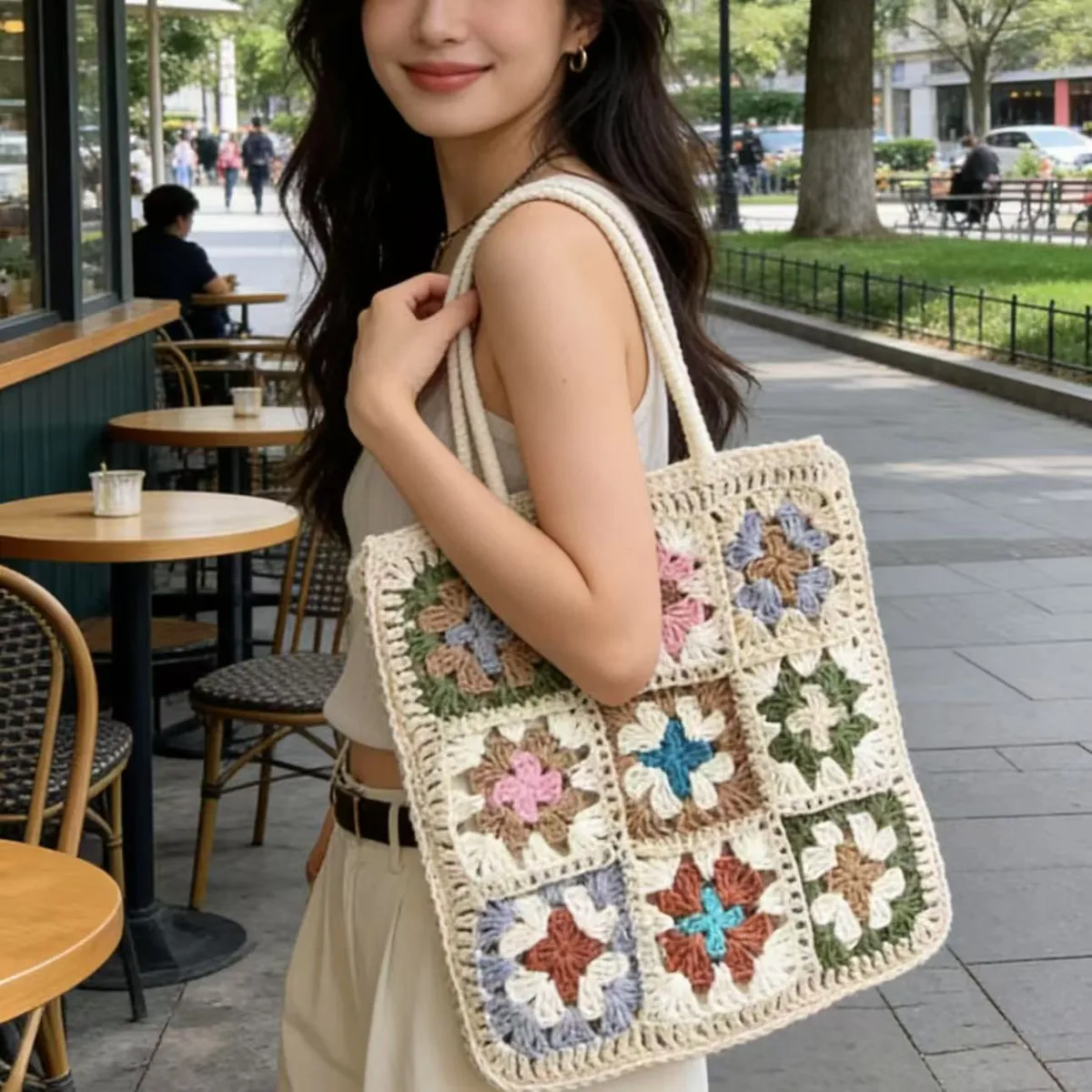 Crochet Bag B001 SKU B001 image 2