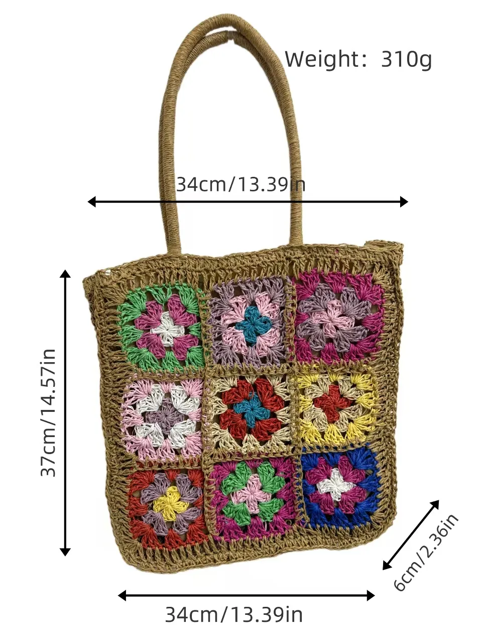 Crochet Bag B001 SKU B001 image 3