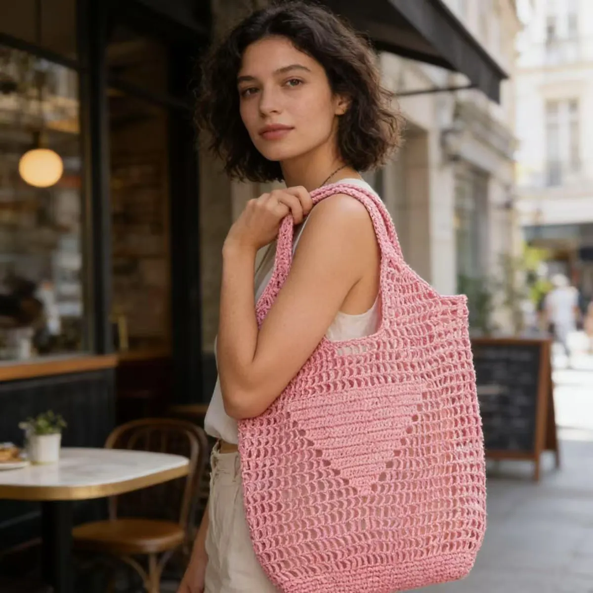 Crochet Bag B005 SKU B005 image 2