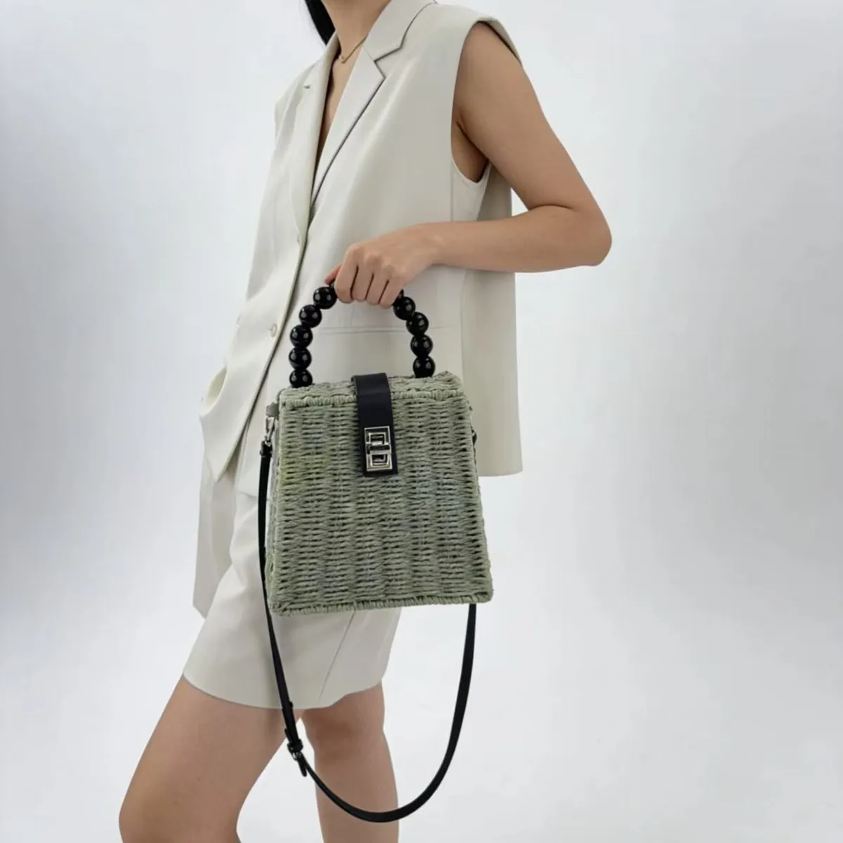 Flat Weave Bag D004 SKU D004 image 4
