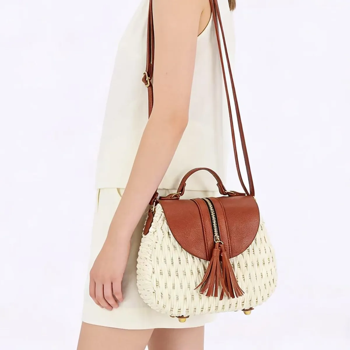 Flat Weave Bag D005 SKU D005 image 2