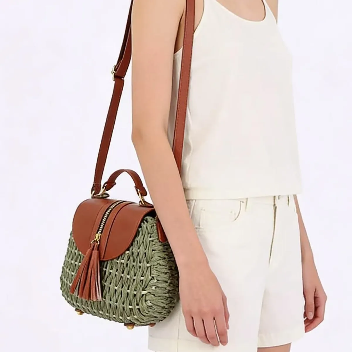 Flat Weave Bag D005 SKU D005 image 4