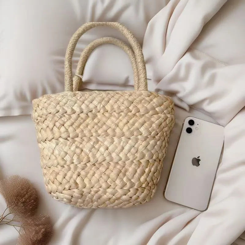 Woven Straw Bag E001 SKU E001