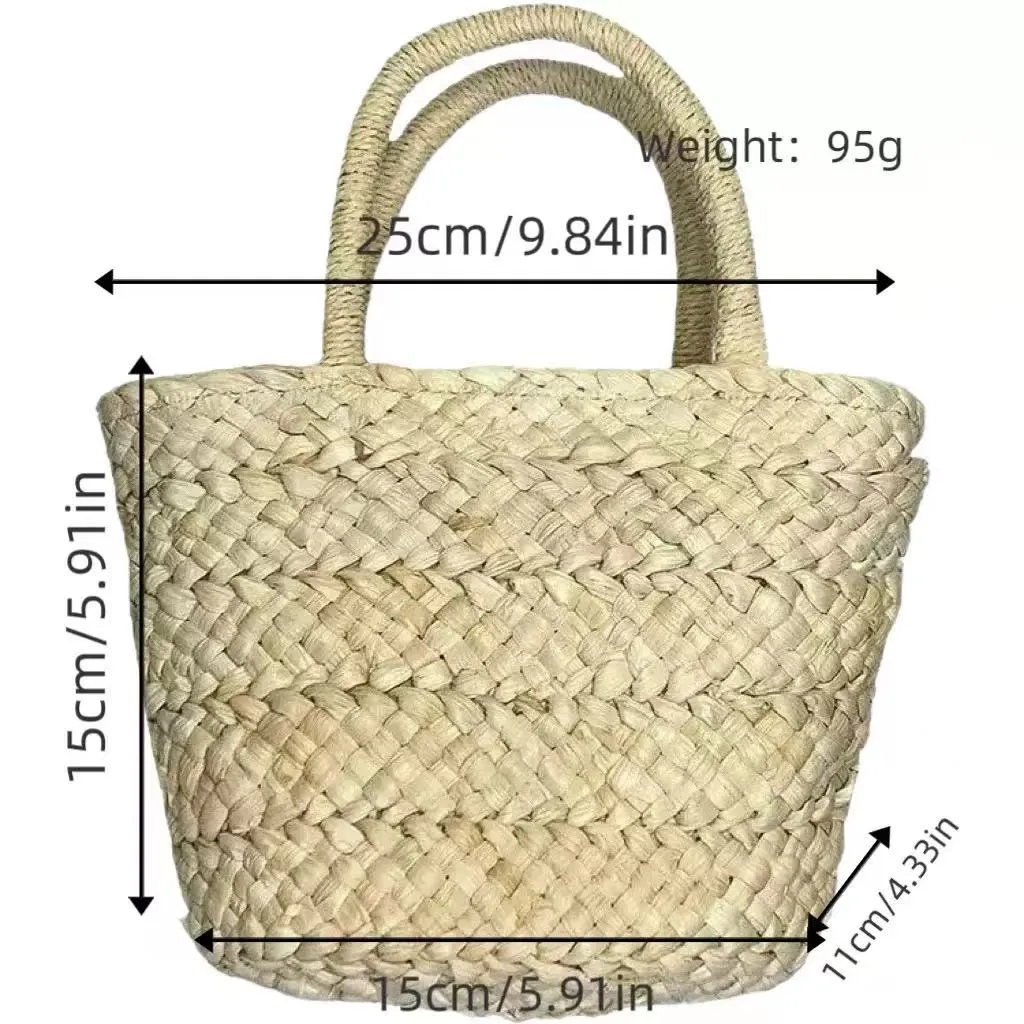 Woven Straw Bag E001 SKU E001 image 2