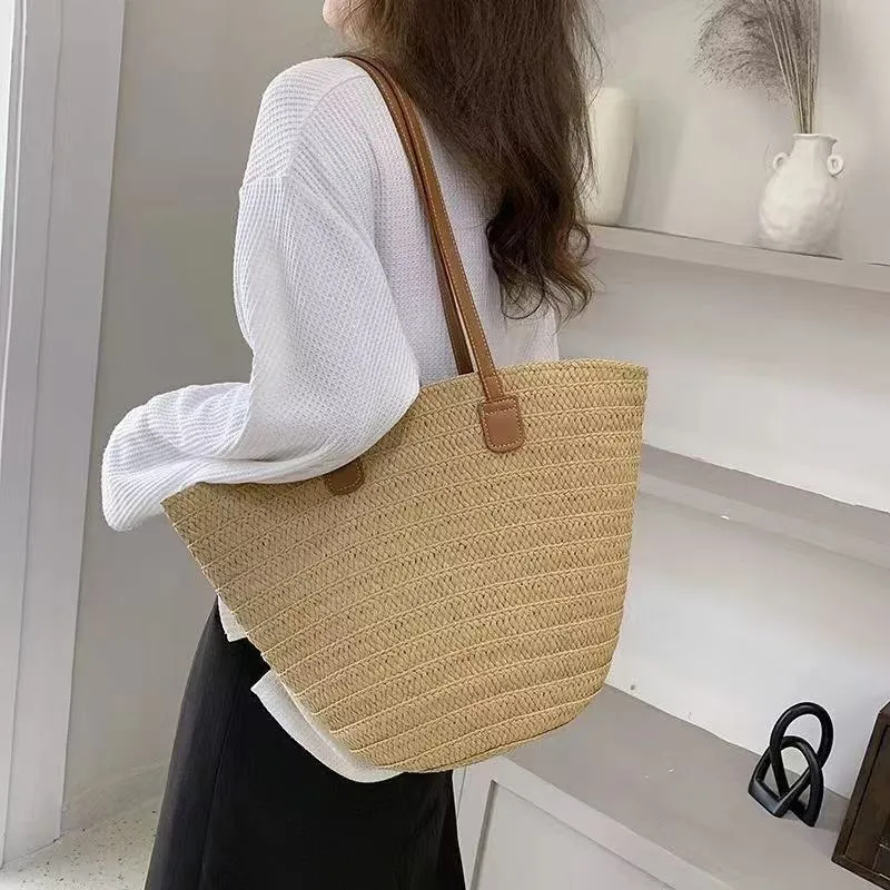 Woven Straw Bag E003 SKU E003 image 2