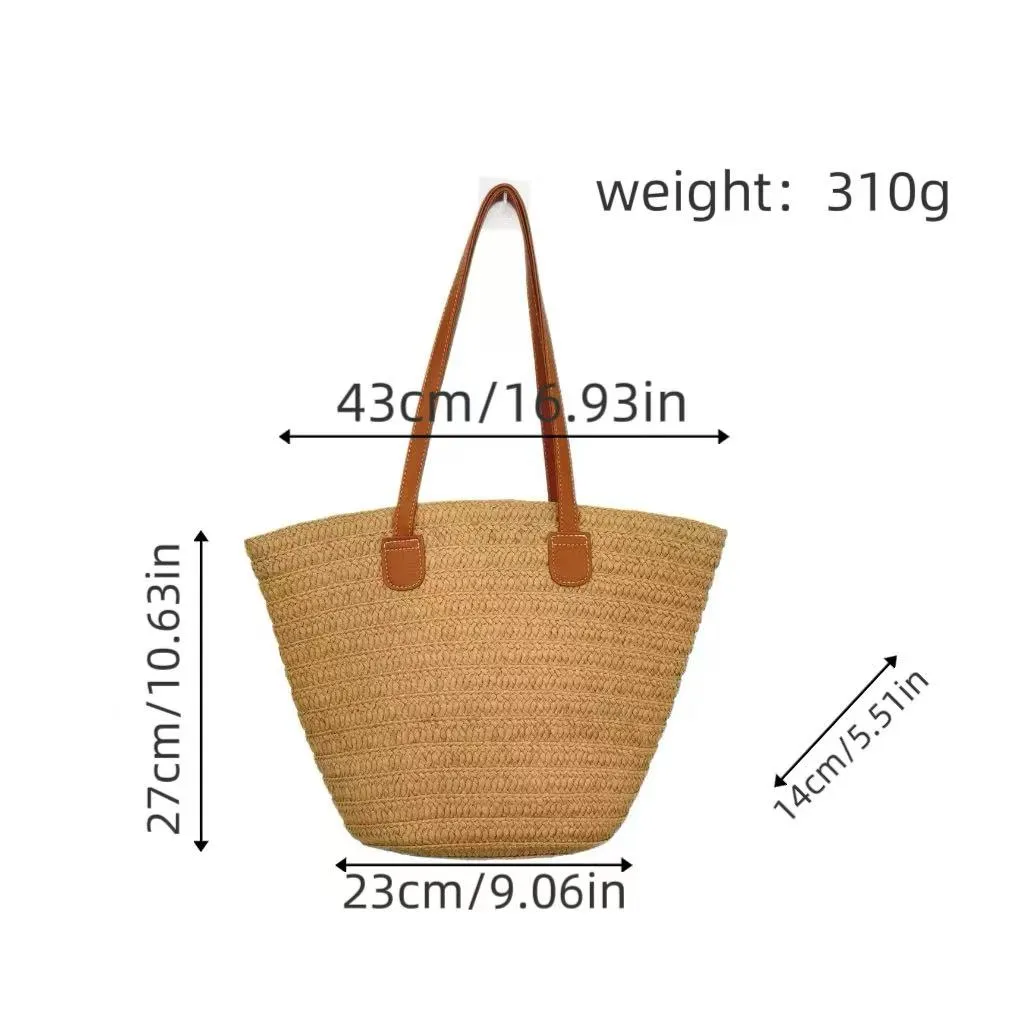Woven Straw Bag E003 SKU E003 image 3
