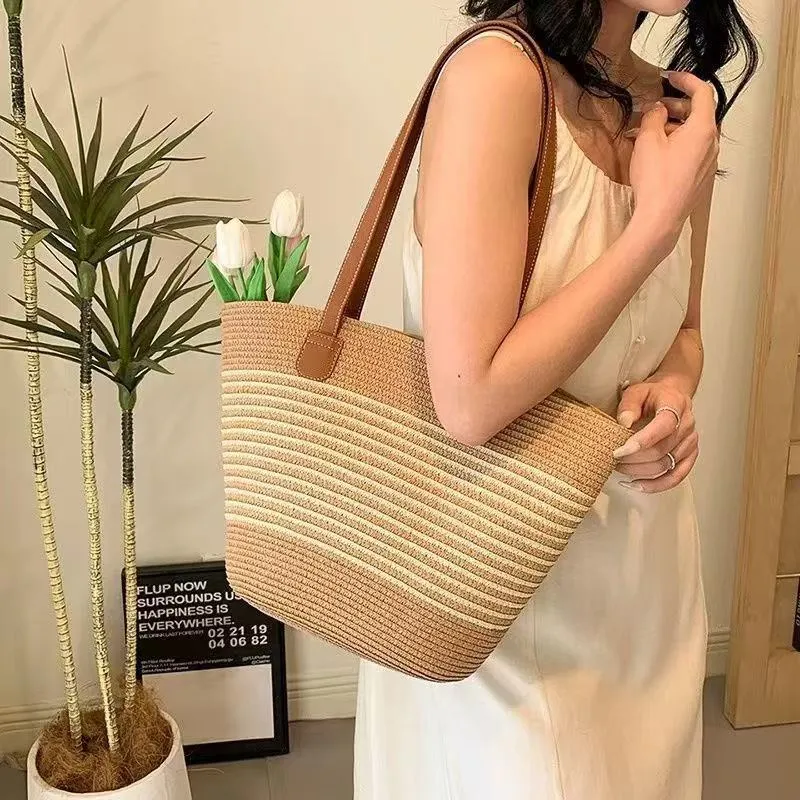 Woven Straw Bag E005 SKU E005